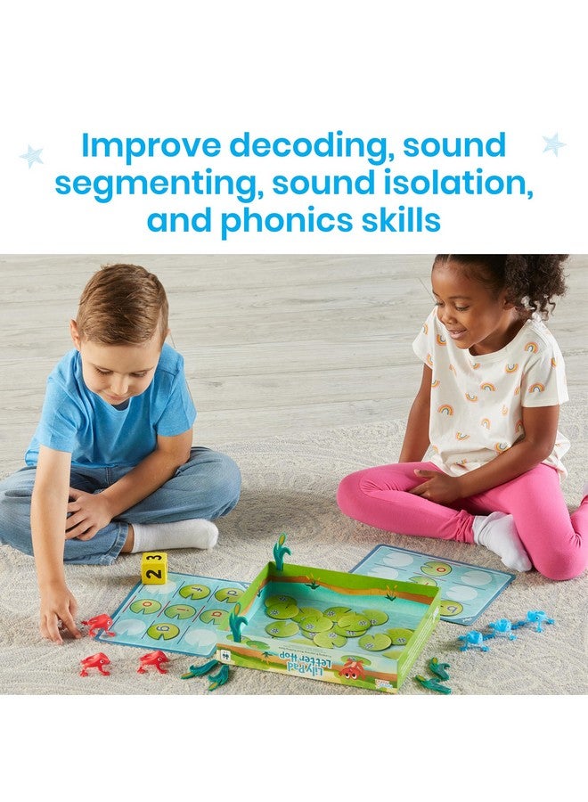 hand2mind Hand2Mind Lily Pad Letter Hop - CVC & Sight Word Games, Fine Motor Skills Toys, Spelling & Word Making Activities, Family Learning Fun - Image 4
