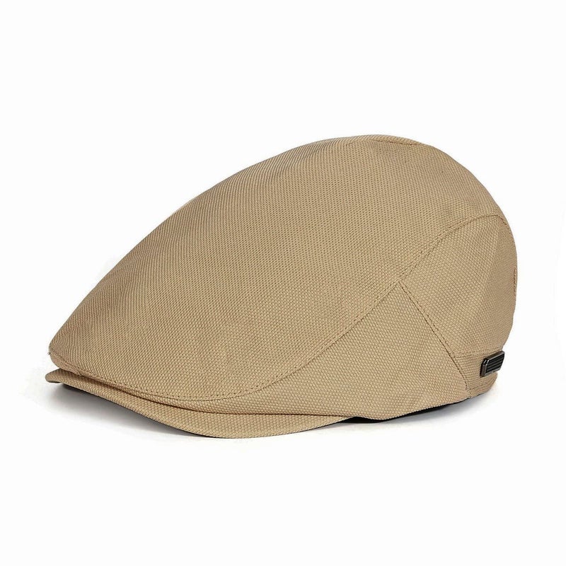 FALETO Men's Flat Ivy Gatsby Newsboy Hat Winter Spring Autumn Driving Cabbie Hunting Cap Khaki - Image 1