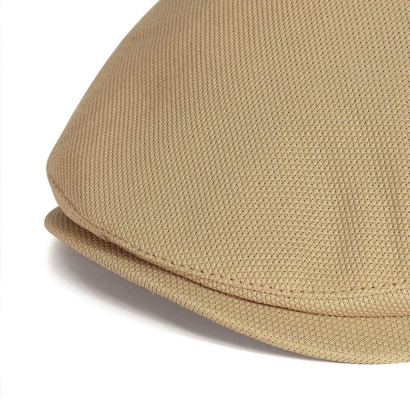 FALETO Men's Flat Ivy Gatsby Newsboy Hat Winter Spring Autumn Driving Cabbie Hunting Cap Khaki - Image 3