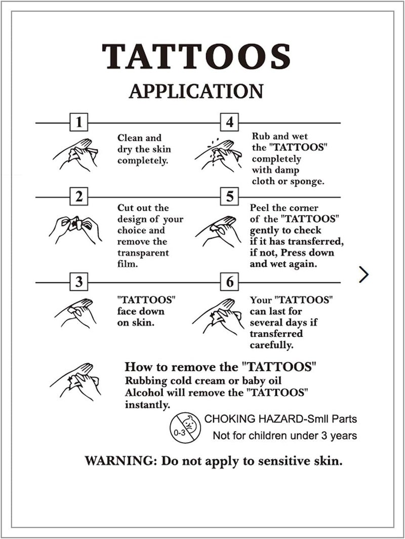 Dopetattoo Six sheets Temporary Tattoos for Men and Women Fruits Fruit Pineapple Sketch Scratch Black and White Abstract Art Beauty for Men Temporary tattoo for Women Neck Arm Chest for Woman - Image 4