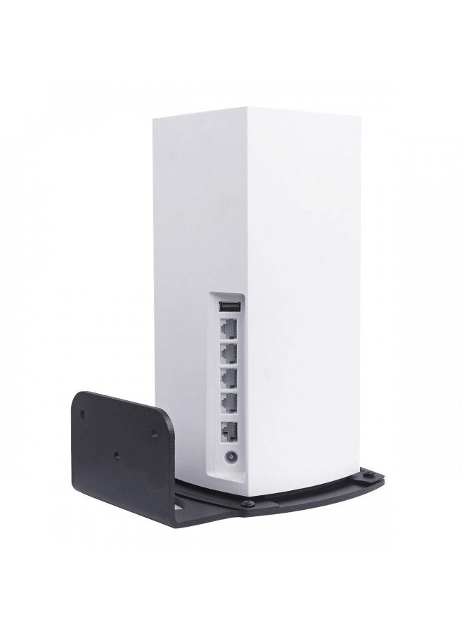 VOMENC Linksys Velop WiFi 6 Mesh Router Wall Mount Bracket Wall Mount Stand Holder,WiFi Accessories for Linksys Velop WiFi 6 MX5 with Easy Installation and Space Saving (1-Pack) - Image 4