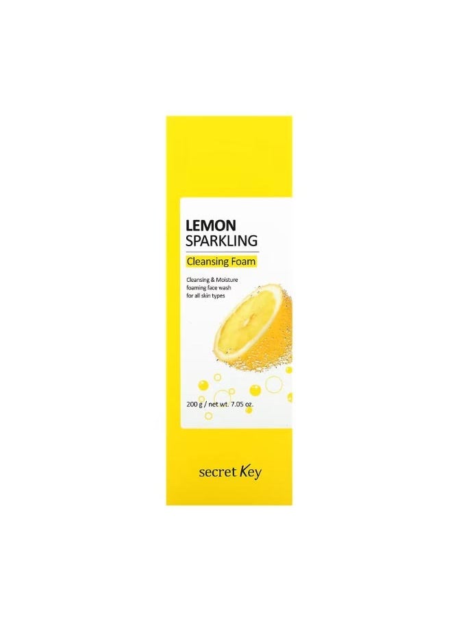Secret Key Lemon Sparkling Cleansing Foam 7.05 oz 200 g  - Image 2