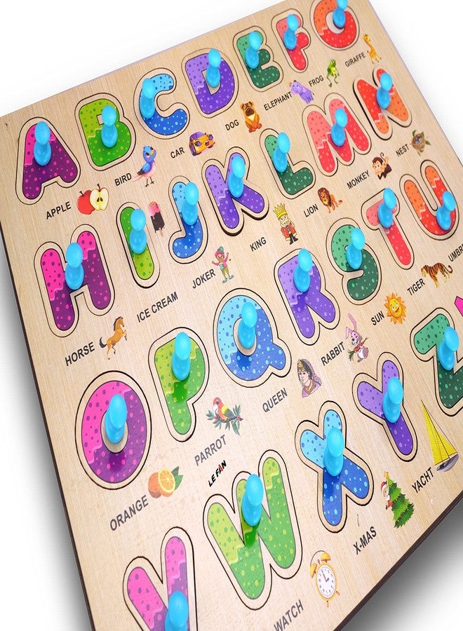 Lefan® Kids Fort Pre Nursery Educational Jigsaw Puzzles for Adults Kids Learning Toys Kit Board Game 3 pcs Set of Animals Alphabets & Hindi Letters Educational Toy - Image 5