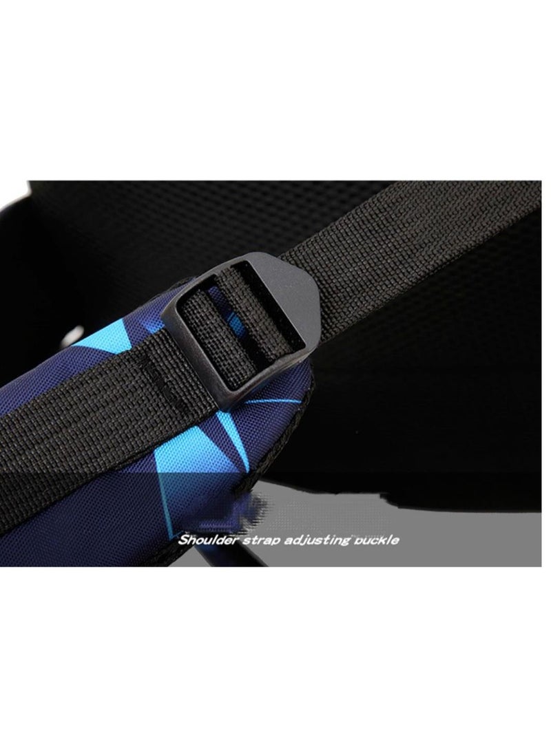 SPORT مجموعة حقائب مطبوعة مكونة من 3 قطع باللونين الأحمر والأسود - Image 5