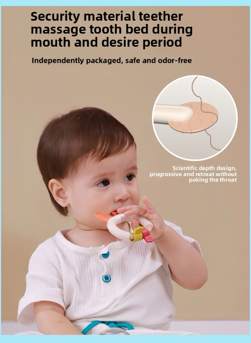 Newborn Gift Set: Rattle Gift Box, 0-12 Months Baby Teether, Soothing Toy for Biting & Comforting.  - Image 3