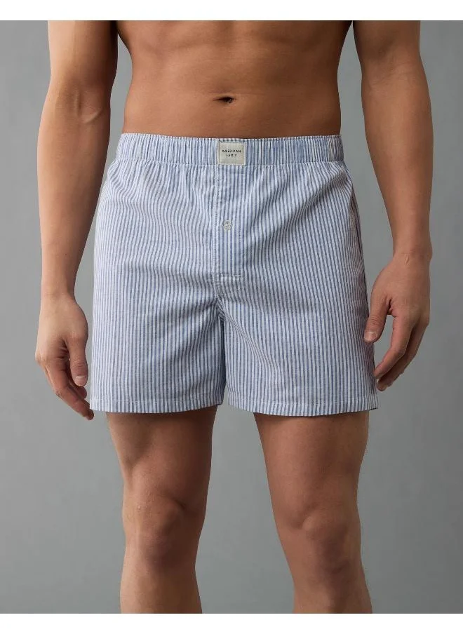 American Eagle AEO Men's Plaid Stretch Boxer Short