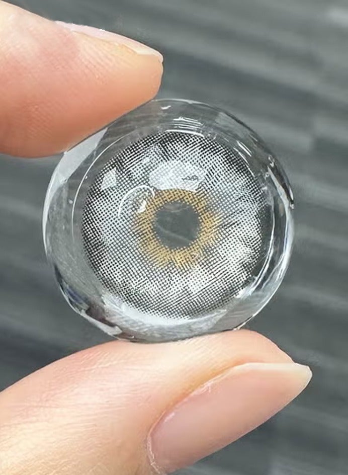 سيدة جديدة عدسات لاصقة ملونة رمادية من فريش ليدي للاستخدام السنوي - Image 3