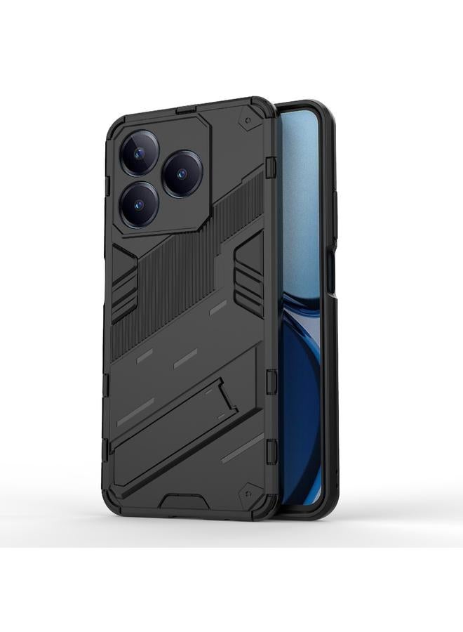 اس-توب جراب لهاتف Realme C63 4G Global Punk Armor 2 في 1 PC + جراب هاتف TPU مع حامل - Image 1