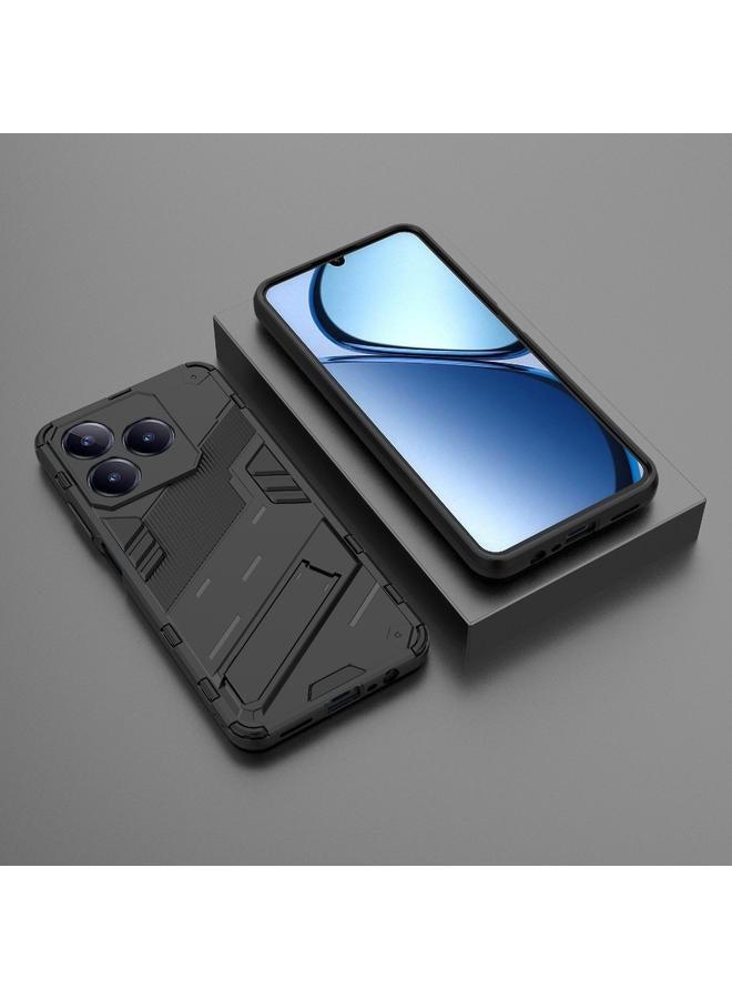 اس-توب جراب لهاتف Realme C63 4G Global Punk Armor 2 في 1 PC + جراب هاتف TPU مع حامل - Image 2