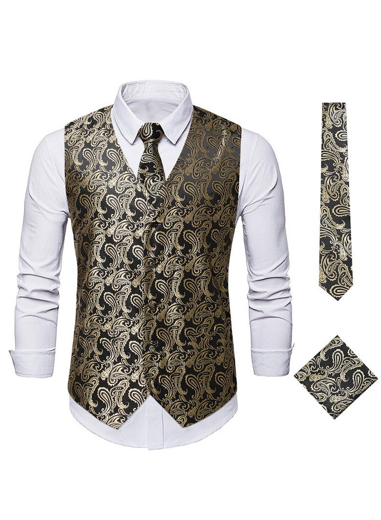 KUYING New Fashionable Casual Men's Suit Vest  - Image 1