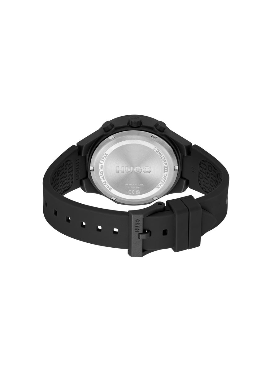 Lit Multi Pu Strap Analog Watch