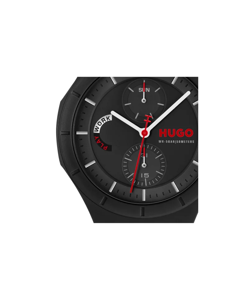 HUGO Lit Multi Pu Strap Analog Watch