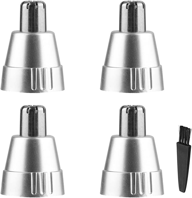 GOMINYUF 4 Pcs Replacement Heads Compatible with Ear and Nose Hair Trimmer Clipper as The Photo ShowInclude a Cleaning Brush