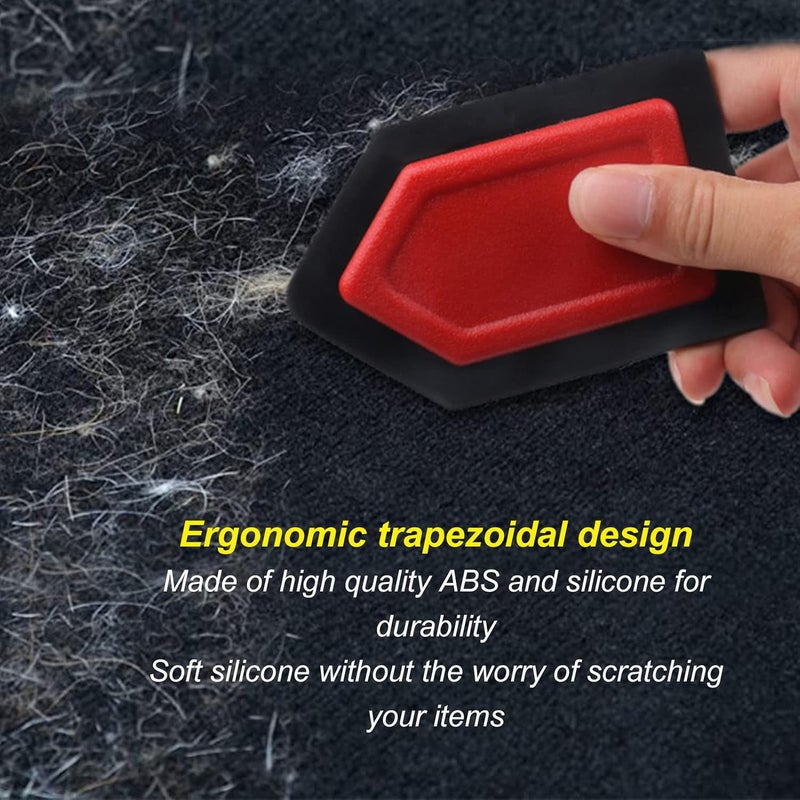 Pet Hair Detailer, Pet Hair Remover, Cat & Dog Hair Removal Tool, Car Cleaning Kit, Washable Pet Hair Removal Tool for Couch, Furniture, Carpet for Interior Car Detailing Kit - Image 3