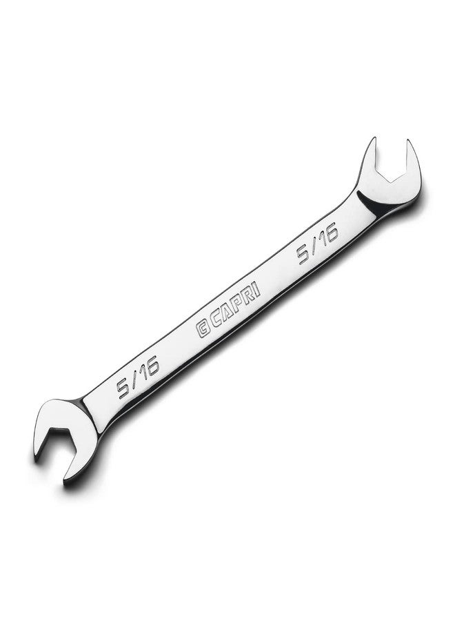 Capri Tools 5/16 in. Angle Open End Wrench, 30° and 60° angles, SAE - Image 1