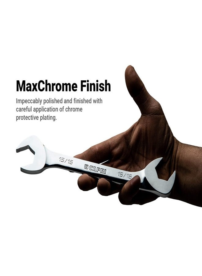 Capri Tools 5/16 in. Angle Open End Wrench, 30° and 60° angles, SAE - Image 4