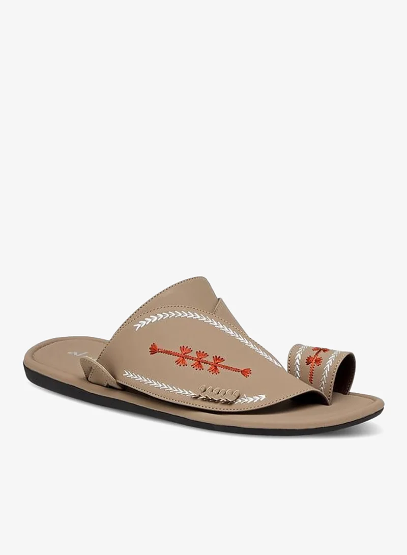 Al Waha Embroidered Slip-On Arabic Sandals Ramadan Collection