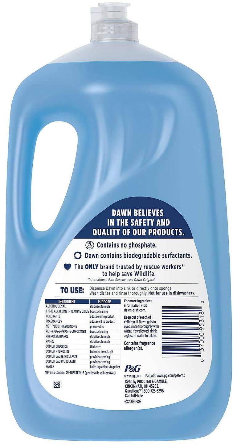 Dawn Ultra Dishwashing Liquid, Original Scent 90 Fl. Oz. - Image 2