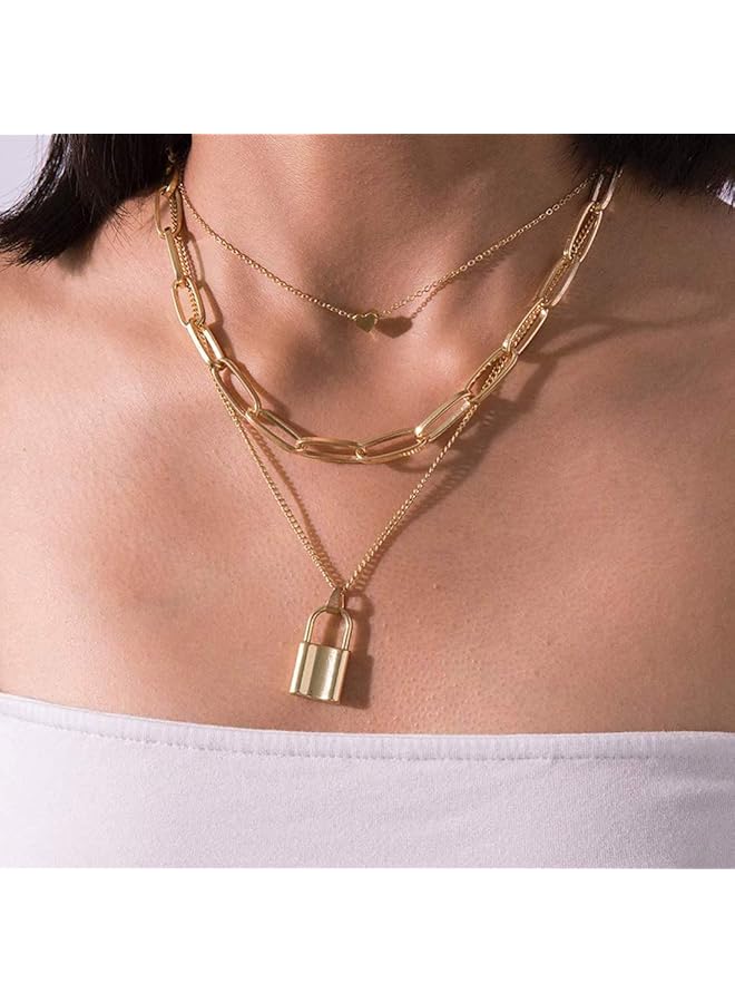 YouBella Fashion Jewelery Gold Plated Necklace And Earrings Combo Jewelery Set For Girls And Women Gold Ybnk_50371 Medium Brass No Gemstone - Image 4