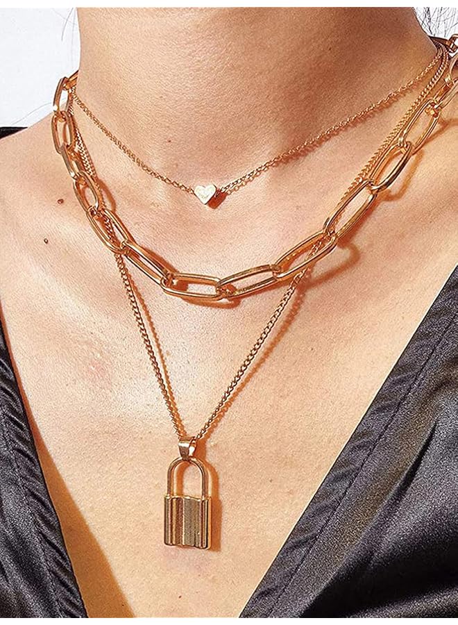 YouBella Fashion Jewelery Gold Plated Necklace And Earrings Combo Jewelery Set For Girls And Women Gold Ybnk_50371 Medium Brass No Gemstone - Image 2