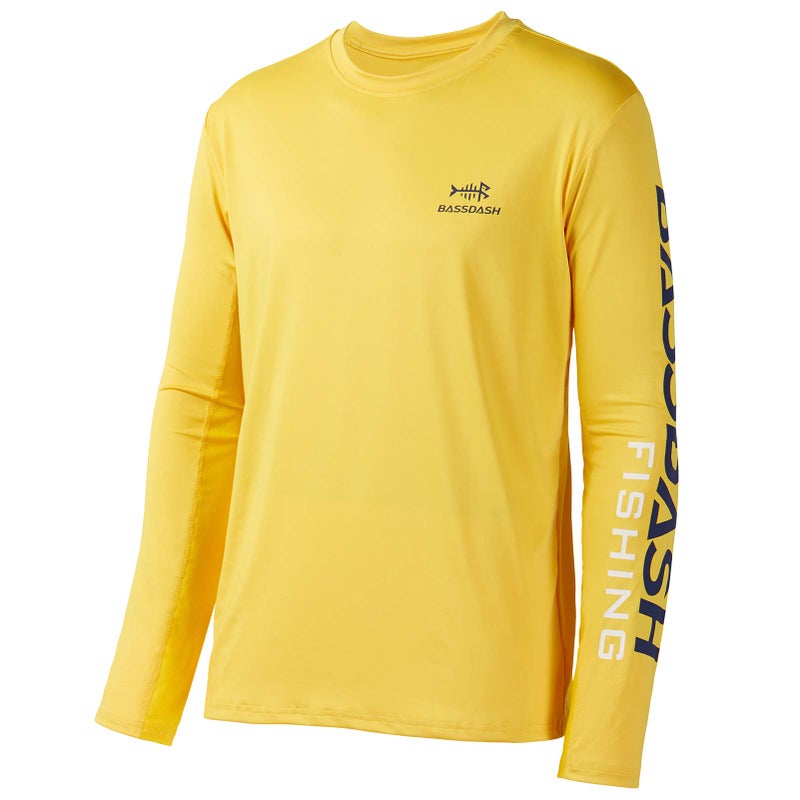 BASSDASH Fishing T Shirts for Men UV Sun Protection UPF 50+ Long Sleeve Tee T-Shirt - Image 1