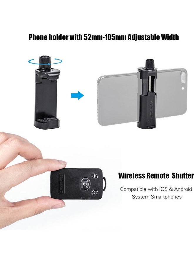 Yunteng VCT 5208 Portable Tripod Stand Aluminum Alloy Black  - Image 2