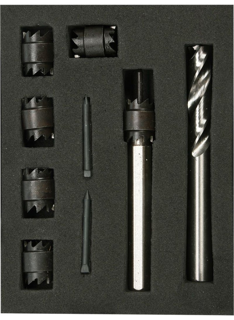 YATO Spot Weld Cutter Drill Bit Set 9 Pcs YT-28920