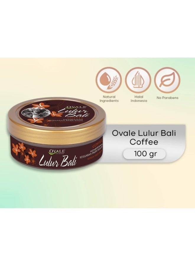 Ovale Lulur Bali Coffee Body Treatment Scrub, Exfoliating & Smoothing Body Scrub for Soft, Glowing Skin 100g - Image 2