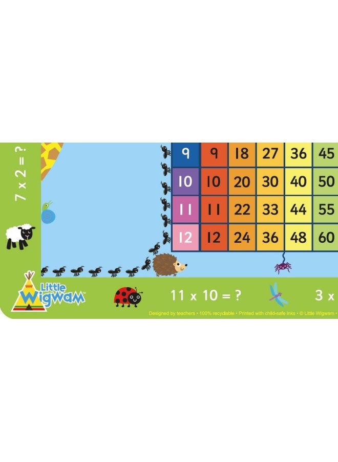 Little Wigwam Little Wigwam Multiplication Square Placemat  - Image 2