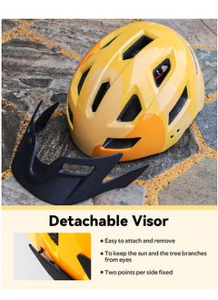 Kids Bike Helmet with Visor Children Bicycle Helmets Cycling Helmet for Youth Boys and Girls Ages 5-13 Adjustable Size 20.5-22in./52-56cm - pzsku/Z472953FCBAEE93A71470Z/45/_/1709171396/f04e2536-e453-42cb-9b2e-e631d748934f