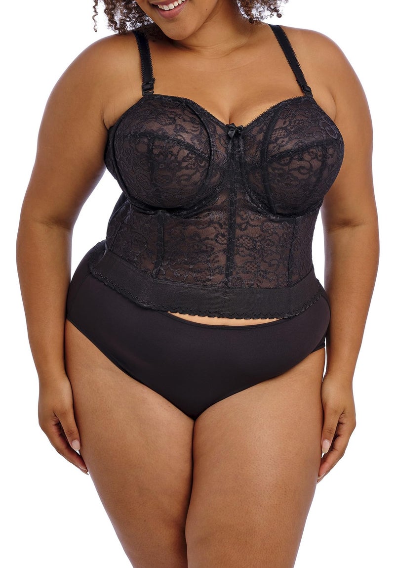 Goddess Women's Lace Bustier Bra, Black, 40DD - Image 2