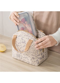 Ssovi New High-grade Textured Insulation Lunch Bag for Men Women Kids with Strap Handles, Thickened Waterproof Portable Lunch Bag, for Work School Picnic Outing Lunch Box Bag  - Image 2