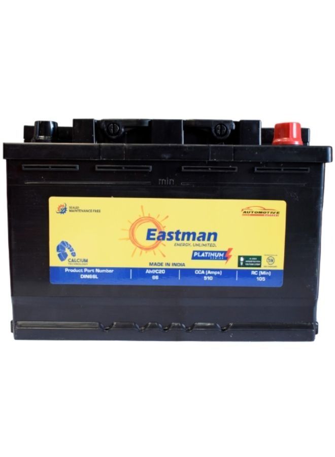 Eastman 12V 66 AH DIN Car Battery