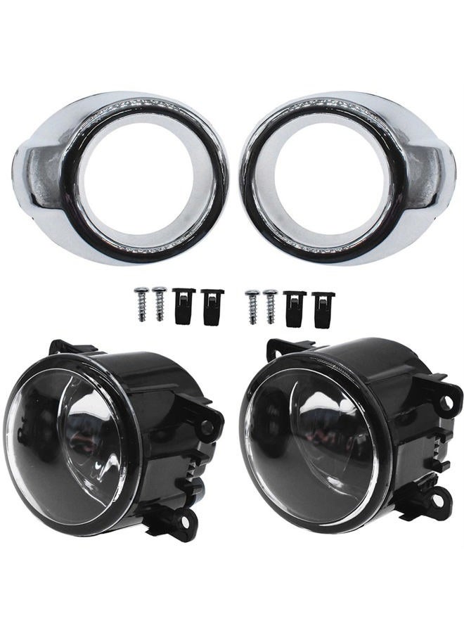 ANTUKO 2Pcs Clear Lens Driving Fog Lights with Bulbs Replacement for 2012-2014 Focus S / SE / SEL / Titanium models - Image 2