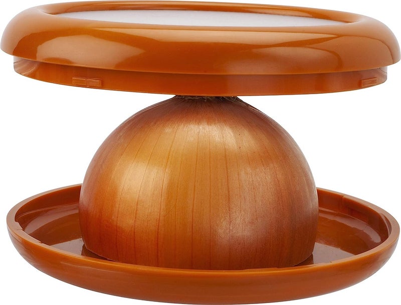 Joie Onion Stretch Pod  Keep Onions Fresh Longer  Refrigerator Storage  Produce Organization  Orange  Pack of 2 - Image 5