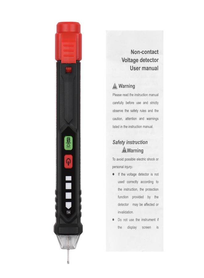 HABOTEST HABOTEST HT90 Non-contact AC Voltage Detector Portable Intelligent Test Pen 12V/48V～1000V Dual Sensitivity Test Pencil Pen Shaped Volt Tester with Flashlight - Image 3