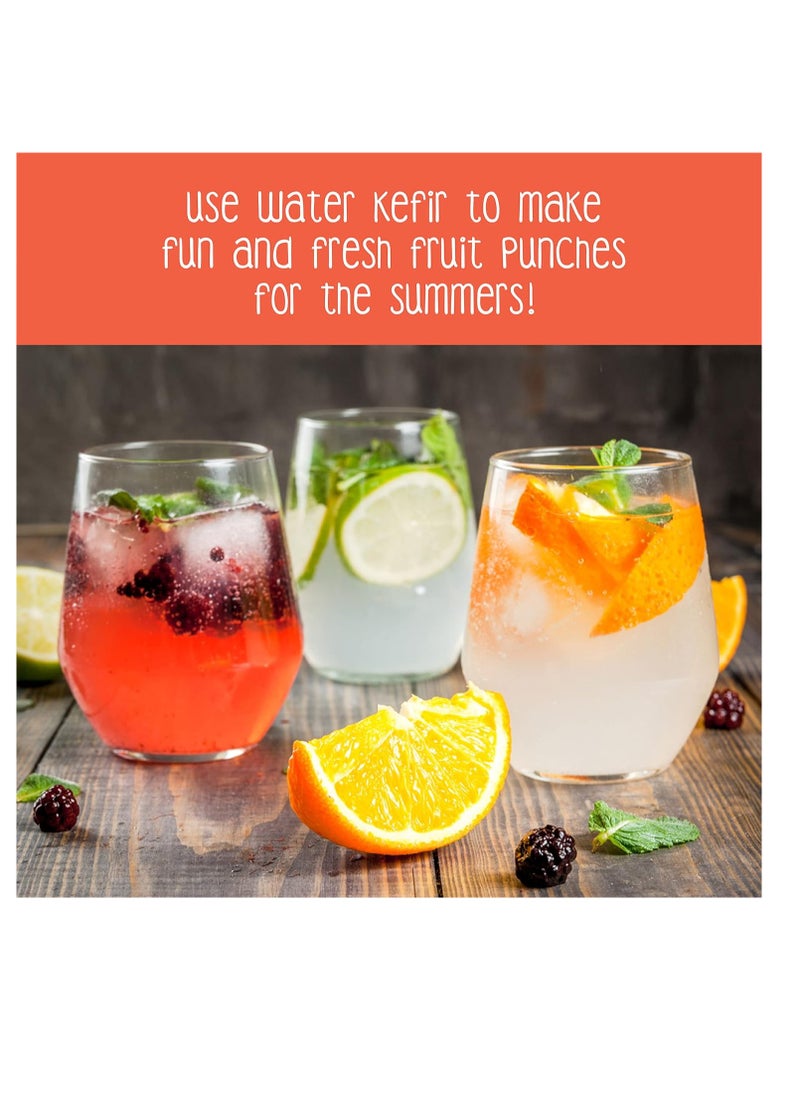 cultures to love Live Water Kefir Grains 25 G Of Heirloom Culture Make Batch After Batch Make Delicious Vegan Fizzy And Probiotic Rich Beverages Live Grains  - Image 4