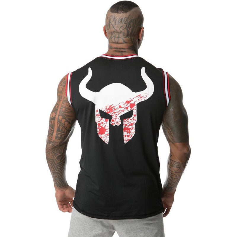 Men's Sport Vest Mesh Quick Dry Training Running Top - Image 2