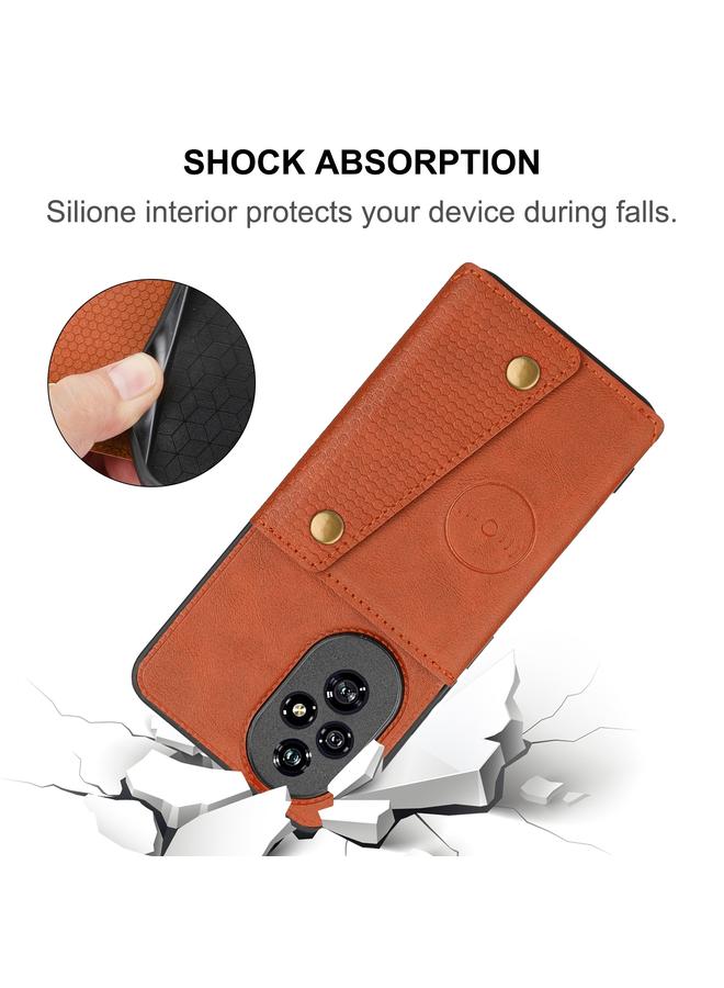 S-TOP Case For Honor 200 Pro Double Buckle Card Slots Magnetic Phone Case - Image 5