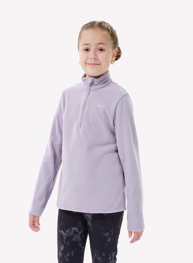 DECATHLON Kids’ hiking fleece jacket MH100 Half Zip 7-15 years - Image 1