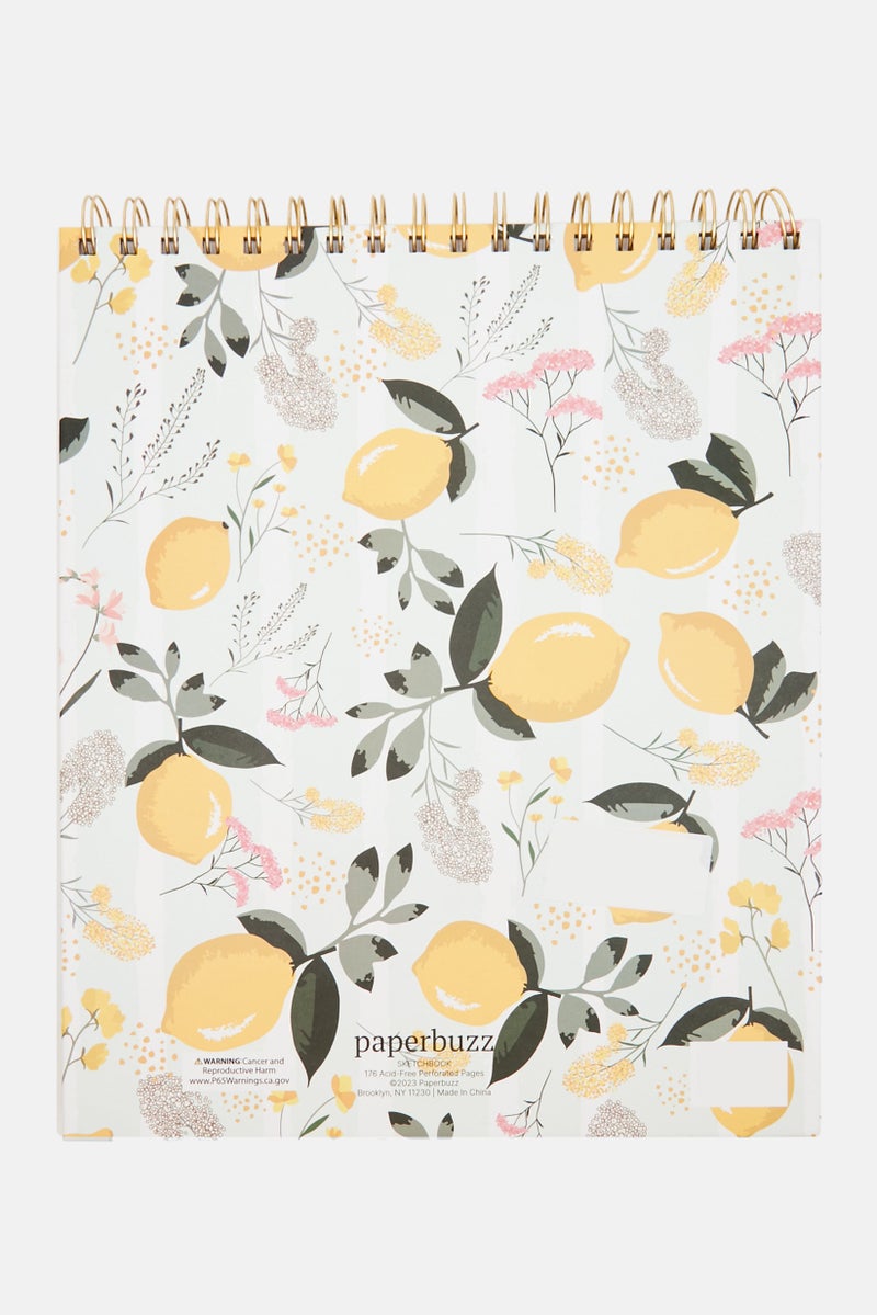 Paperbuzz Sketch Book With 12 Gel Pen Set, White Combo - Image 2