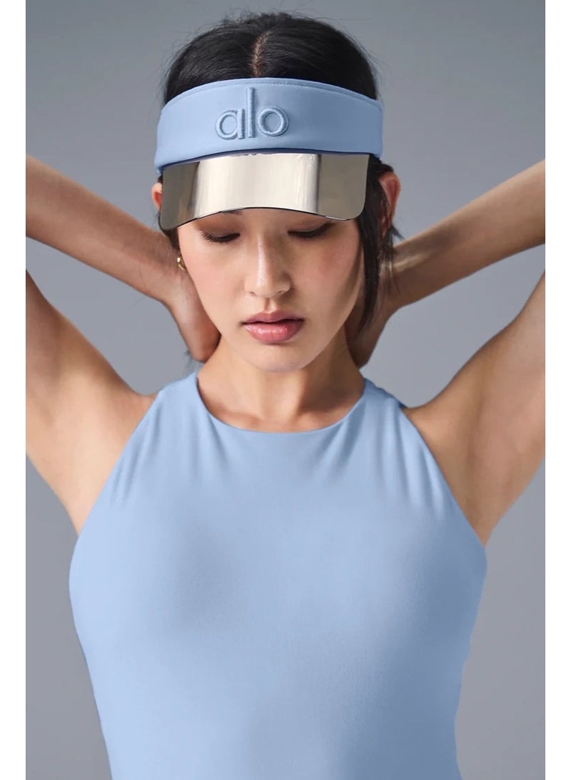 alo Alo Yoga Empty Cap Sunscreen Sun Visor Outdoor Sports Tennis Golf Cap Internal Mesh Sweatband - Image 1