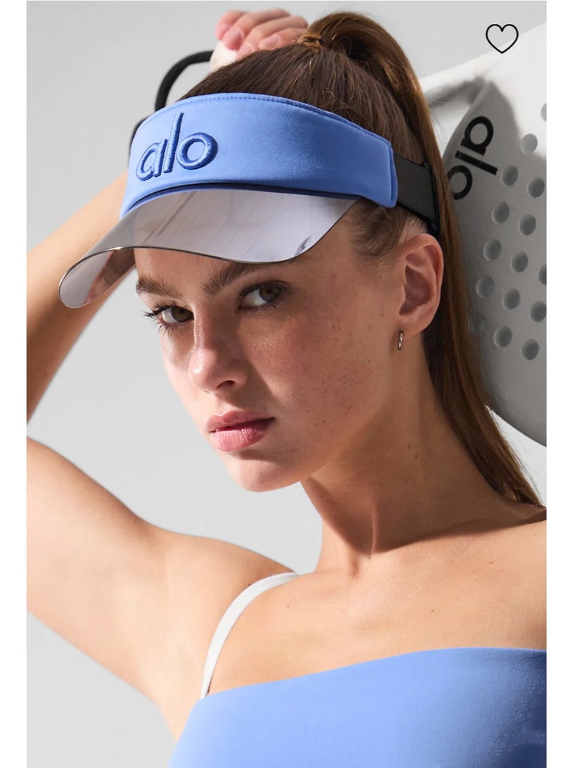 alo Alo Yoga Empty Cap Sunscreen Sun Visor Outdoor Sports Tennis Golf Cap Internal Mesh Sweatband - Image 3