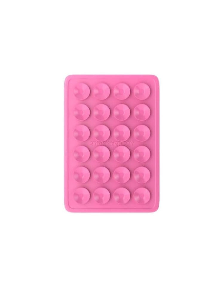 Silicone Double-Sided Suction Phone Case Detachable Mount - Hands-Free, Strong Grip Holder for Selfies & Videos - Durable, Easy to Use - iPhone & Android