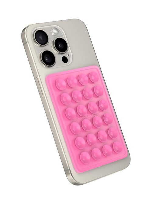 Silicone Double-Sided Suction Phone Case Detachable Mount - Hands-Free, Strong Grip Holder for Selfies & Videos - Durable, Easy to Use - iPhone & Android