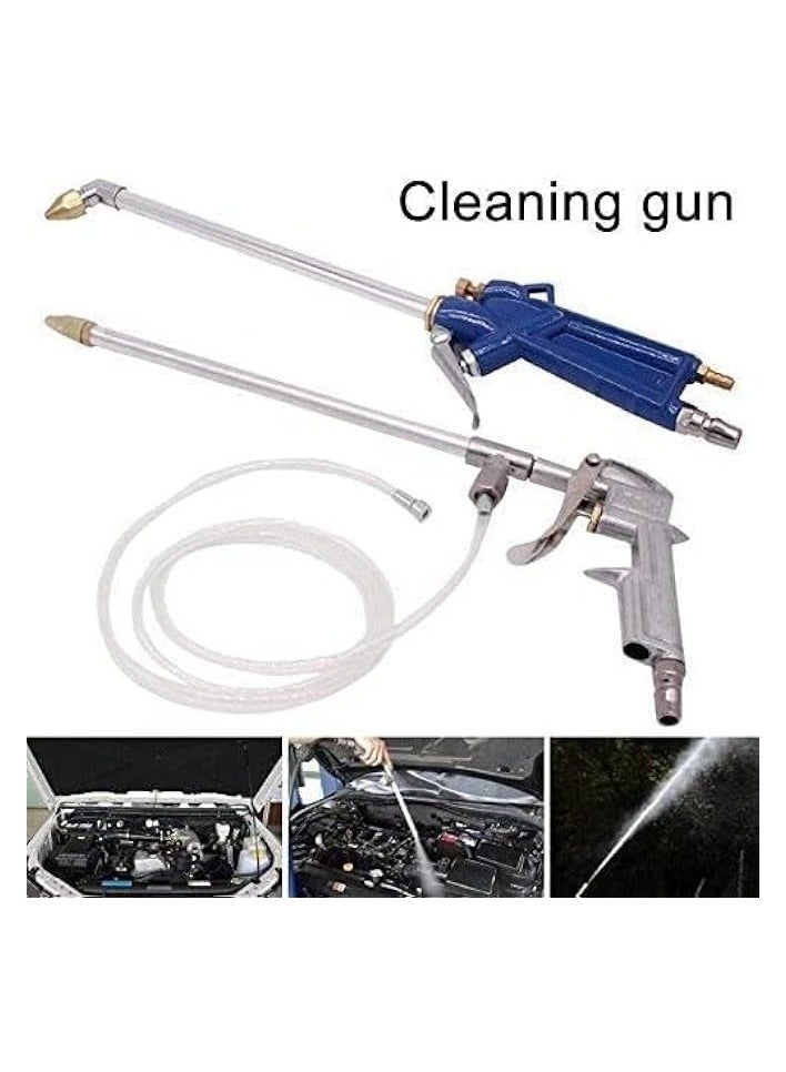 erorex Air Blow Gun Pneumatic Engine Cleaning Gun and Brass Nozzle, Siphon Spray Gun Cleaning Kit – Car Engine Cleaner Degreaser Tool (Silver) - Image 4