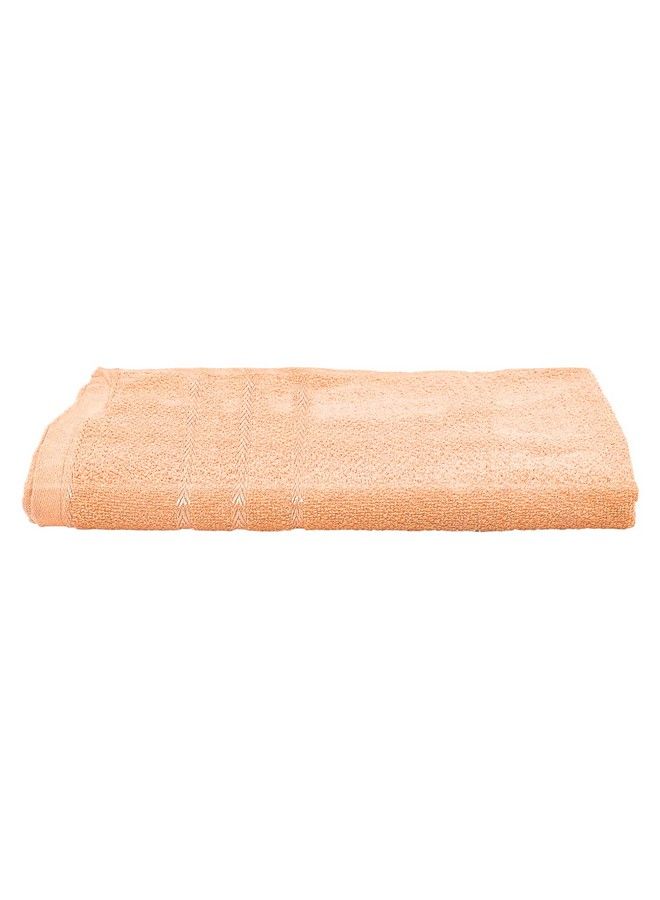 Kuber Industries Soft Cotton Bath Towel For Hands Face Newborn Babies Toddlers Children 19"X38" (Peach) - Image 2