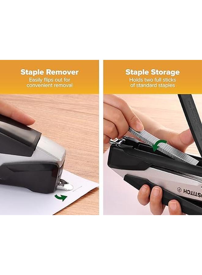 PaperPro Inpower Spring Powered Desktop Stapler Black 1100 - Image 4