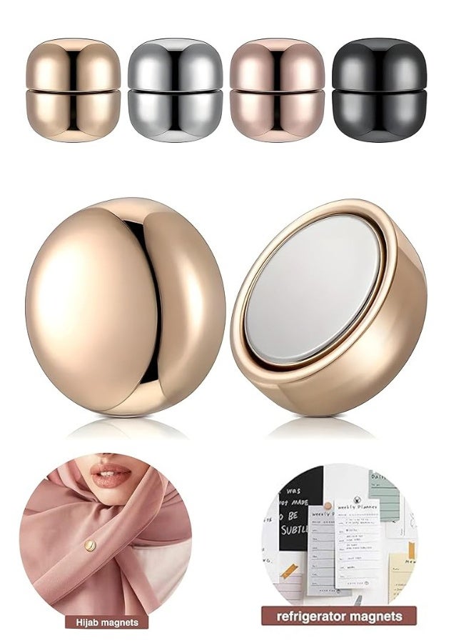 Topleo Magnets Hijab Pins 8PCS (4 Pairs) Hijab Magnets for Women Clothing Scarf Multi-Use - Image 1