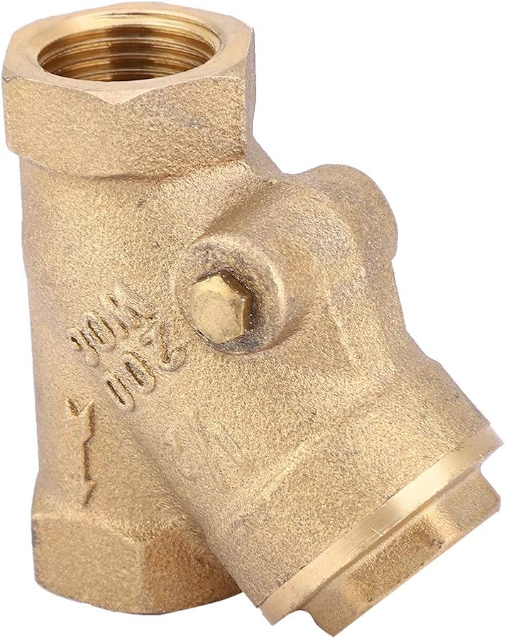 صمام فحص من النوع Y من النحاس 1 2 بوصة خيط NPT عالي الضغط لسباكة الماء والغاز - Image 5